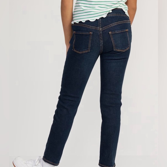 New 2 pair OLD NAVY skinny jeans girls size 10/12 Large - Picture 4 of 6